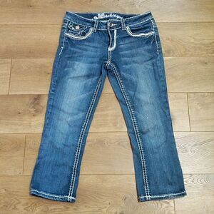Miss Chic USA Capri Embellished Jeans Juniors 5